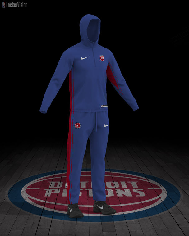 NBA LockerVision - Detroit Pistons - Statement Edition - Game Outfit